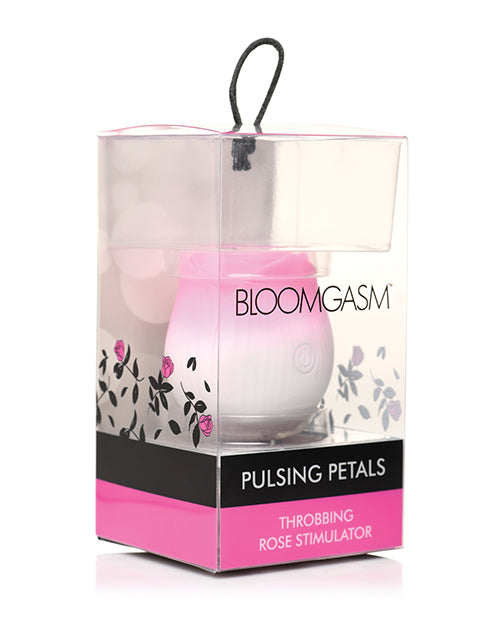 XR Brands Bloomgasm Pulsing Rose Stimulator, Pink, 3 Speeds & 7 Patterns