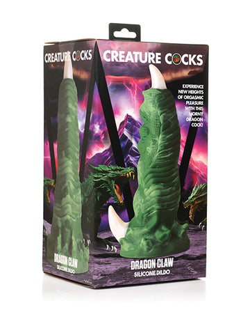 XR Brands Creature Cocks Dragon Claw Silicone Dildo, Phthalate-Free