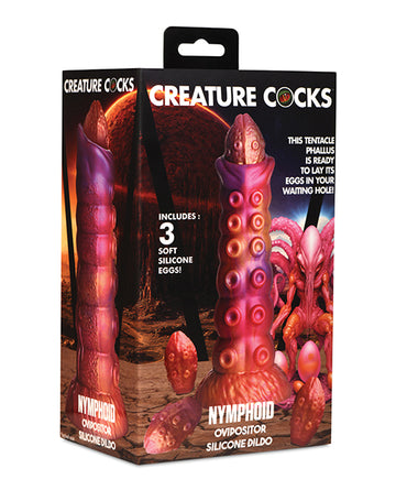 XR, LLC AH408 Creature Cocks Nymphoid Ovipositor Dildo, Silicone