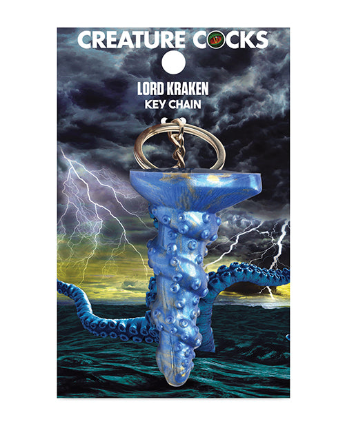 XR, LLC AH425 Lord Kraken Silicone Keychain, Blue