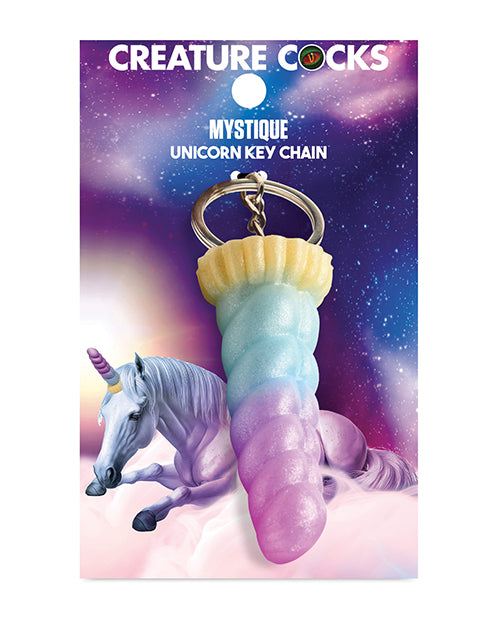 XR, LLC AH468 Mystique Unicorn Silicone Keychain - Multi-color