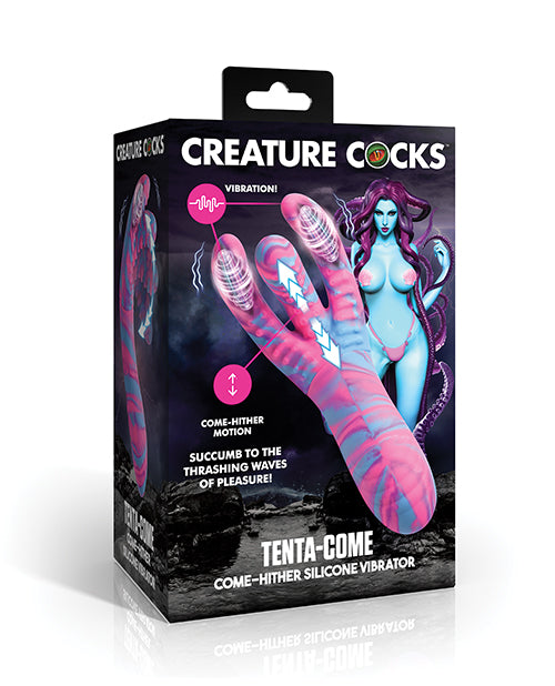 Creature Cocks Tenta-Come Triple Tentacle Vibrator, 3 Speeds & 7 Patterns