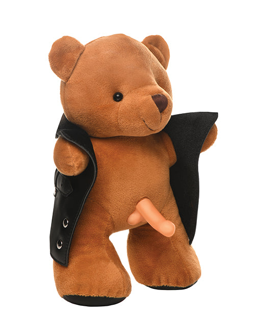 Master Series Glow Show Exhibitionist Teddy Bear, Glow-in-the-Dark Penis