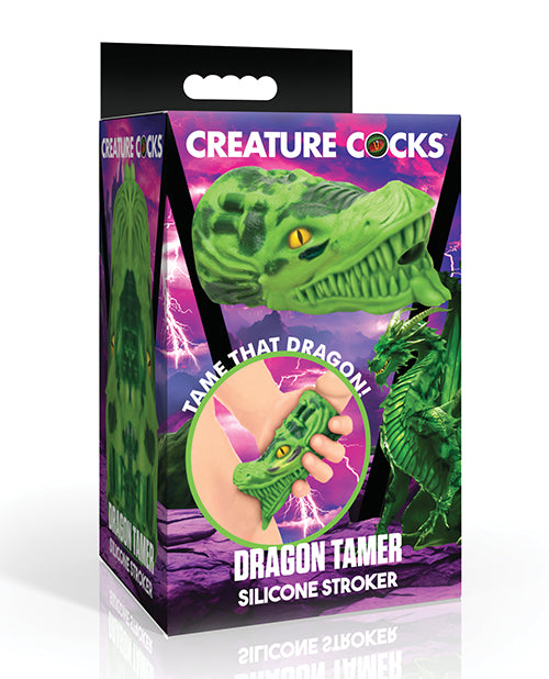 Creature Cocks Dragon Tamer Silicone Stroker, Green