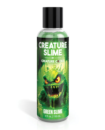 XR, LLC AH586-4oz Creature Slime Water-Based Lubricant, 4 oz, Green, Unscented
