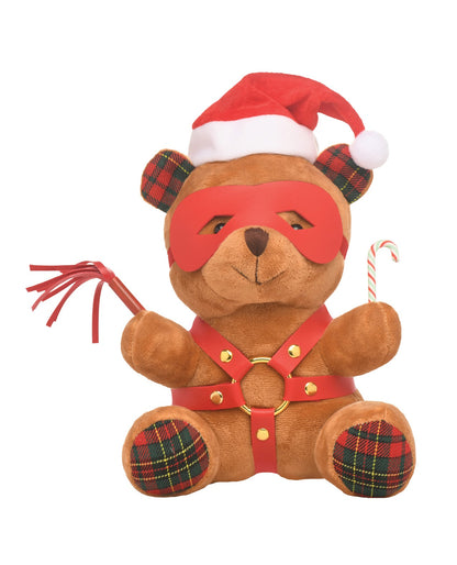 Master Series Holiday Bondage Teddy Bear Plush, Brown