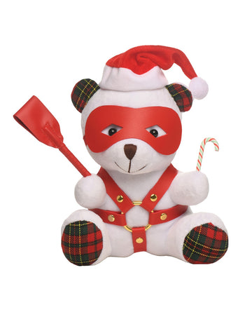 XR, LLC Master Series Holiday Bondage Teddy Bear Plush, White