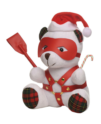 XR, LLC Master Series Holiday Bondage Teddy Bear Plush, White