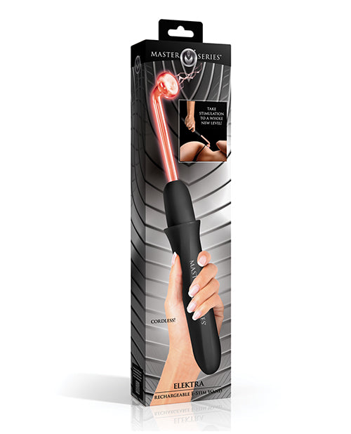XR Brands Master Series Elektra Rechargeable E-Stim Wand, Cordless