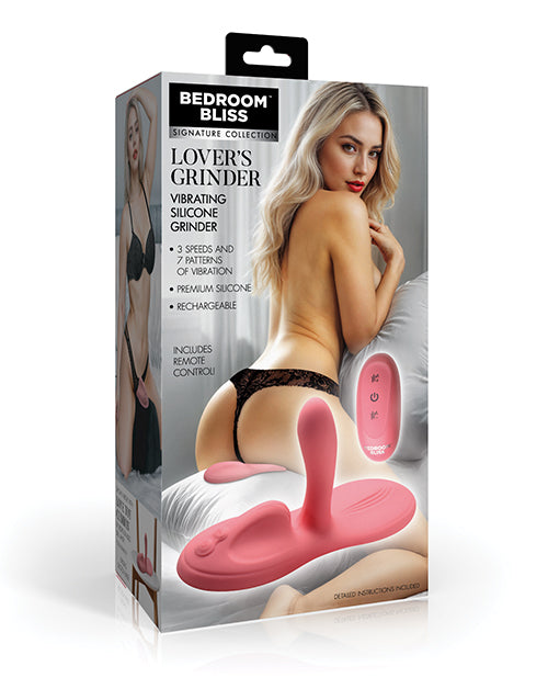 Bedroom Bliss Vibrating Silicone Grinder with Remote - Triple-Motor
