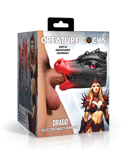 Creature Cocks Drago Silicone Adult Toy, 5.7 in. Tunnel