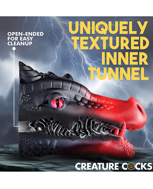 Creature Cocks Drago Silicone Adult Toy, 5.7 in. Tunnel
