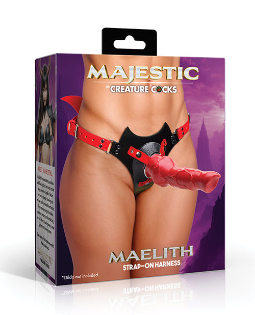 Creature Cocks Majestic Maelith Strap-On Harness, Vegan Leather