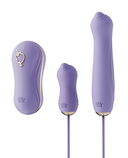 Zalo Unicorn Set Multifunctional Massager, Berry Violet