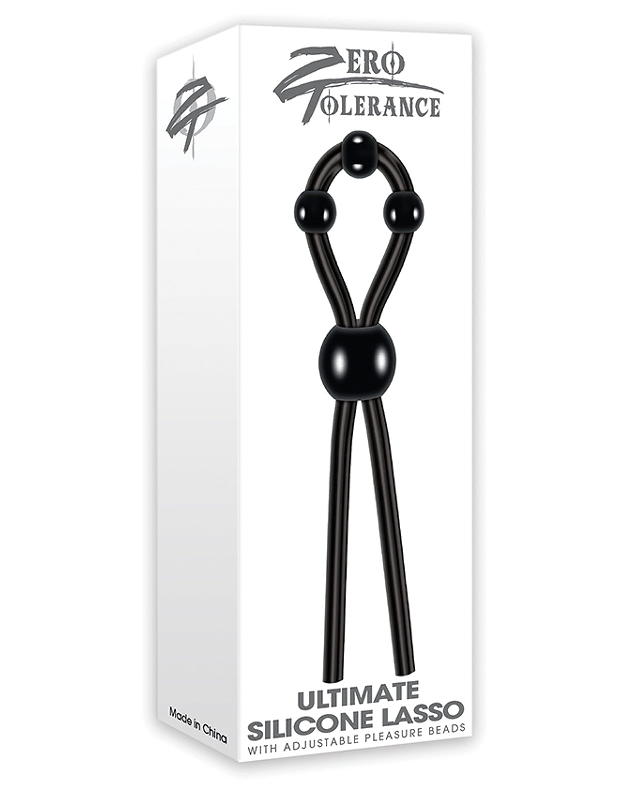 Evolved ZE-CR-3183-2 Ultimate Lasso Cock Ring, Black Silicone