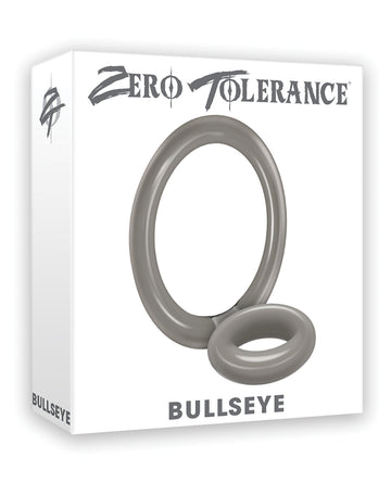 Evolved ZE-CR-3329-2 Bullseye Cock Ring, Grey TPE
