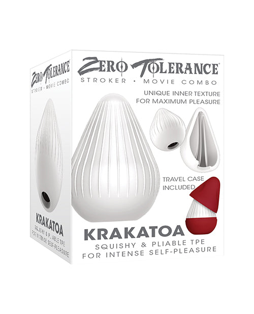 Evolved ZE-MS-3459-2 Zero Tolerance Krakatoa Stroker, White