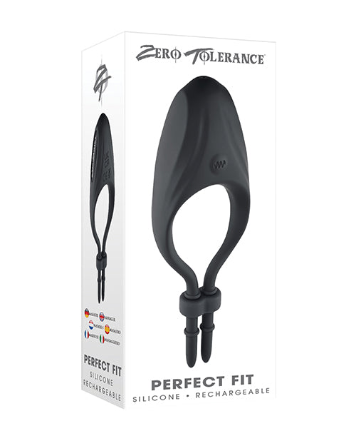 Evolved ZE-RS-2680-2 Perfect Fit Black Adjustable Vibrating Penis Ring