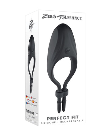 Evolved ZE-RS-2680-2 Perfect Fit Black Adjustable Vibrating Penis Ring