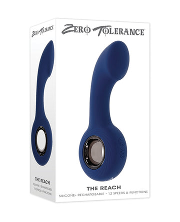 Evolved ZE-RS-5094-2 Zero Tolerance The Reach P-Spot Vibe, Blue