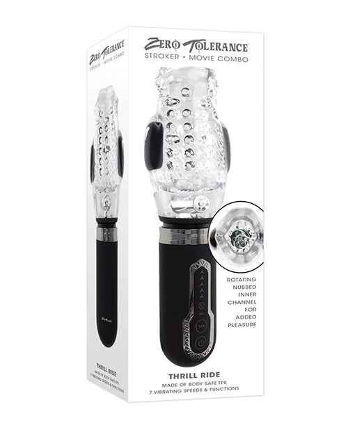 Evolved ZE-RS-5162-2 Zero Tolerance Stroker, Black, Thrust/Vibe/Spin