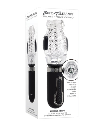 Evolved ZE-RS-5162-2 Zero Tolerance Stroker, Black, Thrust/Vibe/Spin
