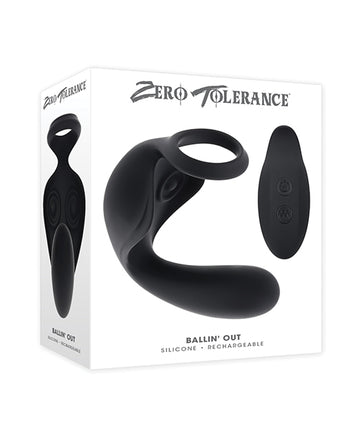 Evolved ZE-RS-6138-2 Ballin' Out Vibrating Prostate Toy, Black