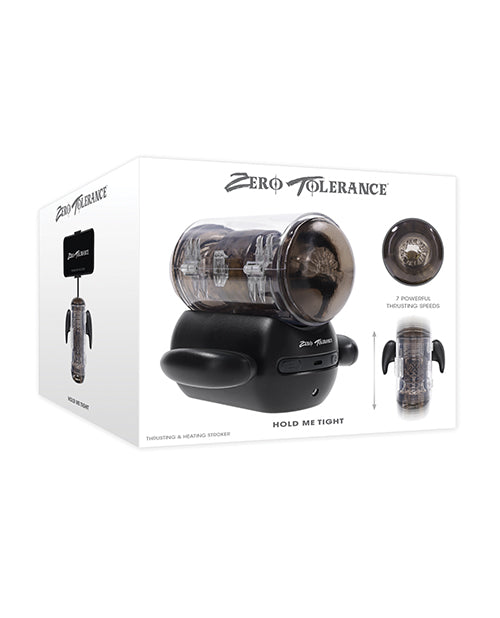Evolved ZE-RS-6817-2 Hold Me Tight Black Vibrating Stroker