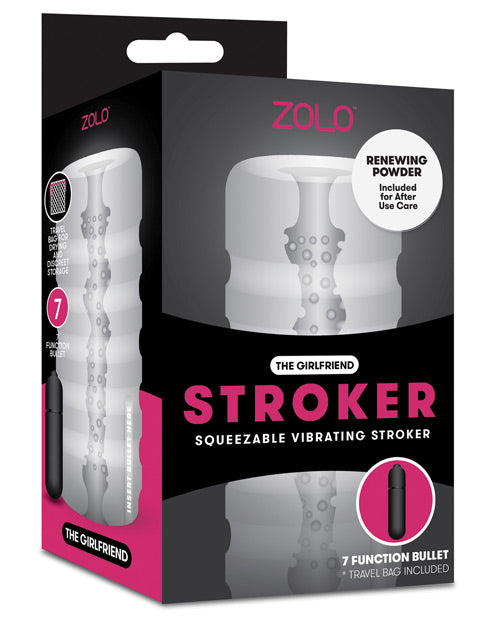 Xgen ZO-6006 ZOLO Girlfriend Stroker, Vibrating, 7-Function Bullet