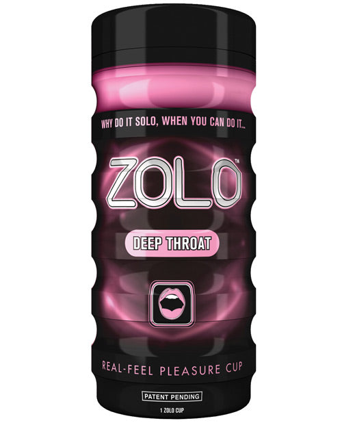 Xgen ZO-5002 ZOLO Deep Throat Cup, Pink, Ribbed Inner Channel